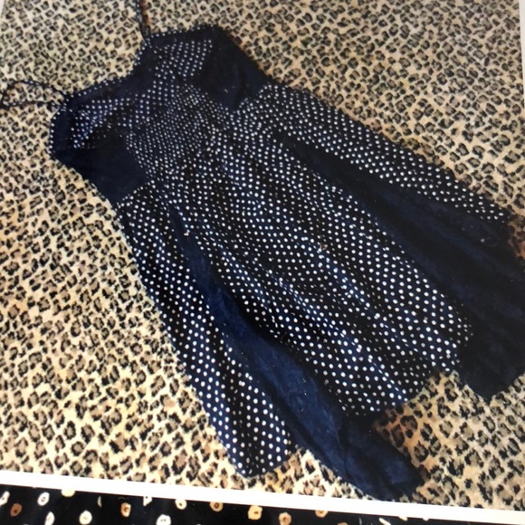 BOHEMIAN CAMISOLE DRESS LACE CUT-OUT DETAIL - Picture 3 of 4